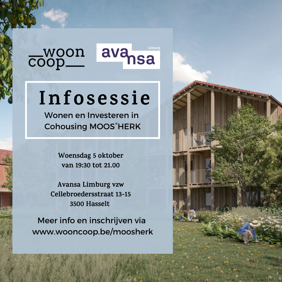 MoosHerk Hasselt wooncoop cohousing cooperatief wonen
