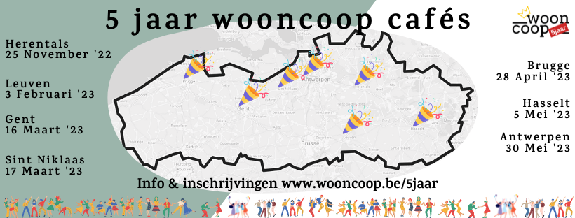 5 jaar wooncoop cafés coöperatief wonen duurzaam wonen coöperanten