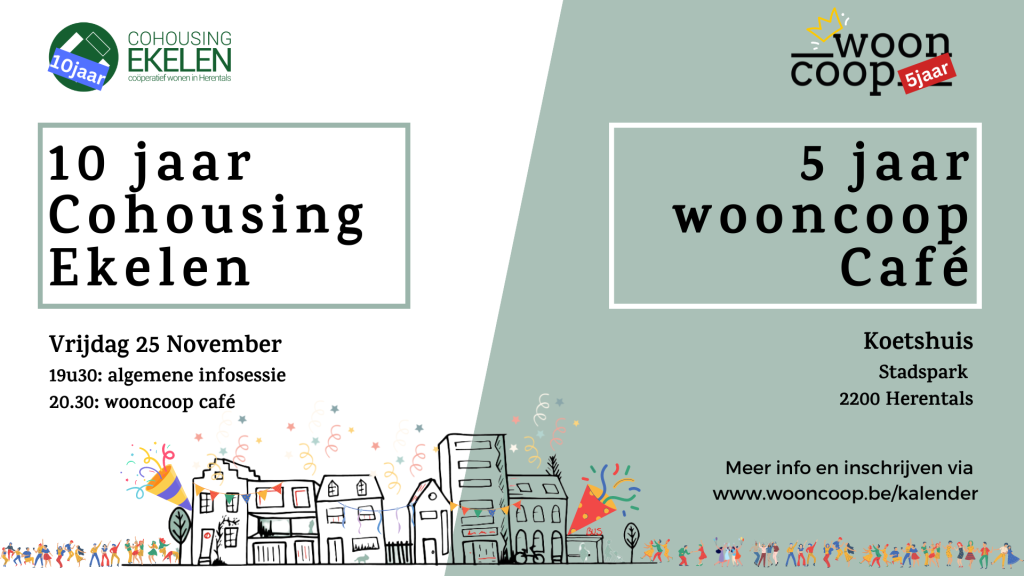 5 jaar wooncoop Herentals Cohousing Ekelen