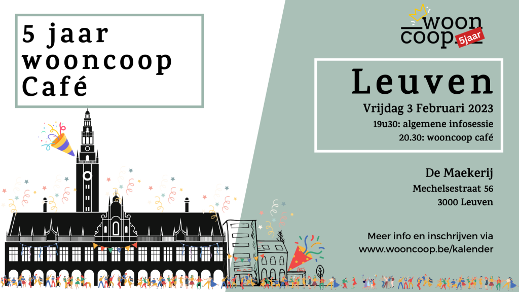 5 jaar wooncoop Leuven wooncooperatie