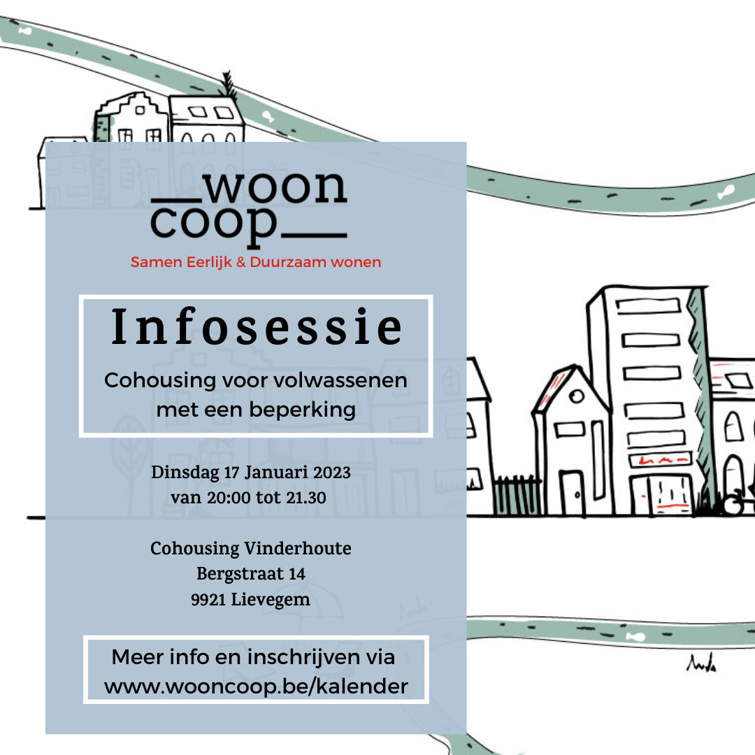 cohousing vinderhoute infosessesie cohousing voor volwassenen met een beperking