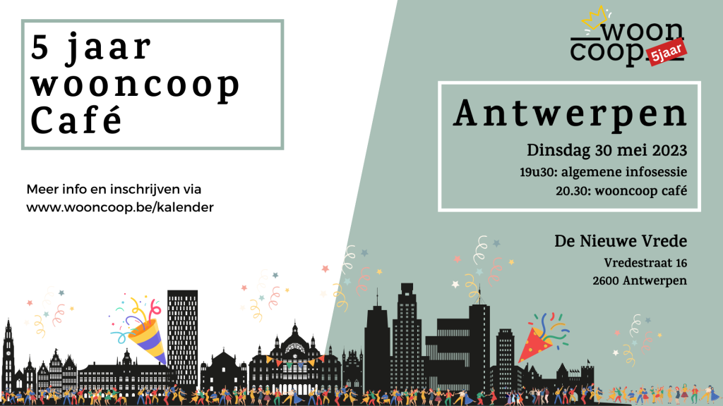 5 jaar wooncoop Antwerpen de nieuwe vrede wooncoop