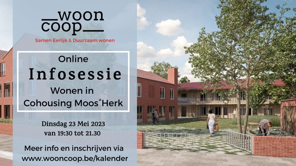 wonen in cohousing Moosherk, hasselt. coöperatief wonen met wooncoop