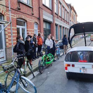 wooncoop culinaire fietstocht Gent coöperatief wonen