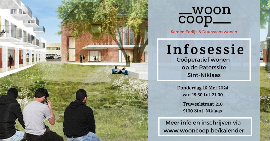 Paterssite Sint-Niklaas coöperatief wonen met wooncoop