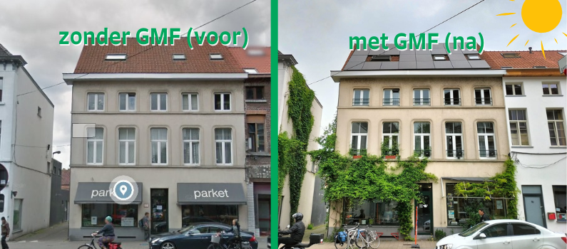 dampoortstraat zonnepanelen Gents MilieuFront GMF wooncoop