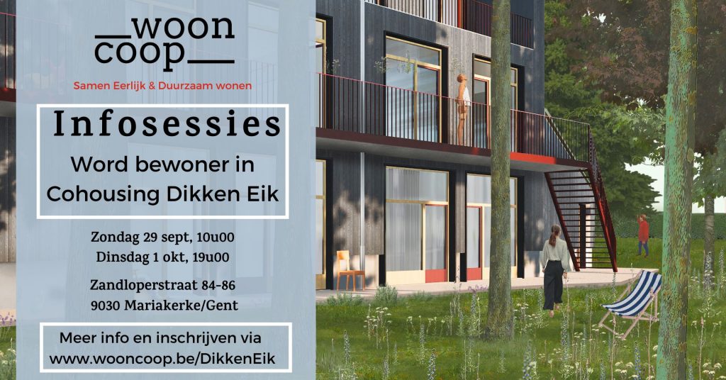 Dikken Eik infosessie cohousing in Gent