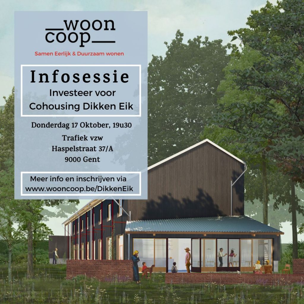 cohousing Dikken Eik Gent. Wooncoop