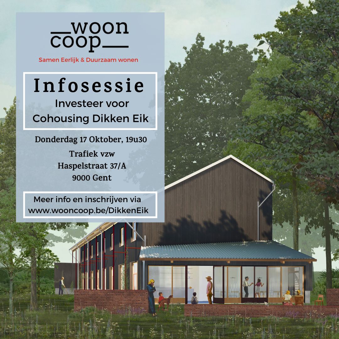 cohousing Dikken Eik Gent. Wooncoop