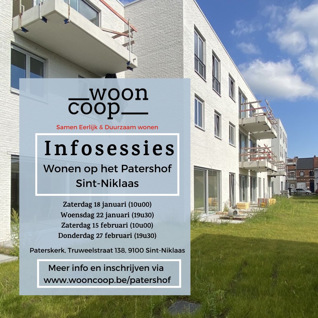 wooncoop Sint-Niklaas wonen op het Patershof