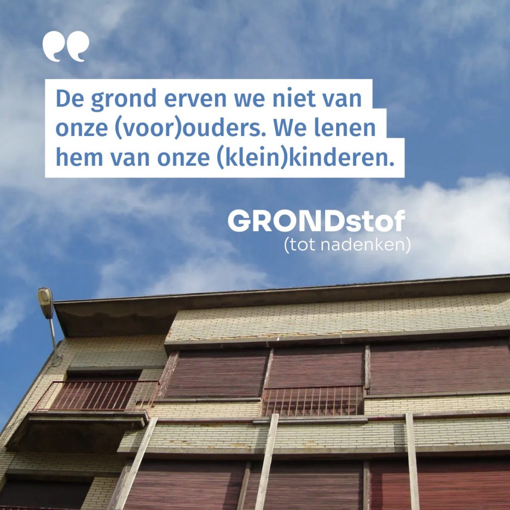 Grondstof tot Nadenken, campagne met samenhuizen vzw, wooncoop, Avansa en Community Land Trust