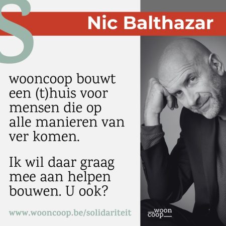 Nic Balthazar wooncoop solidariteit solidair