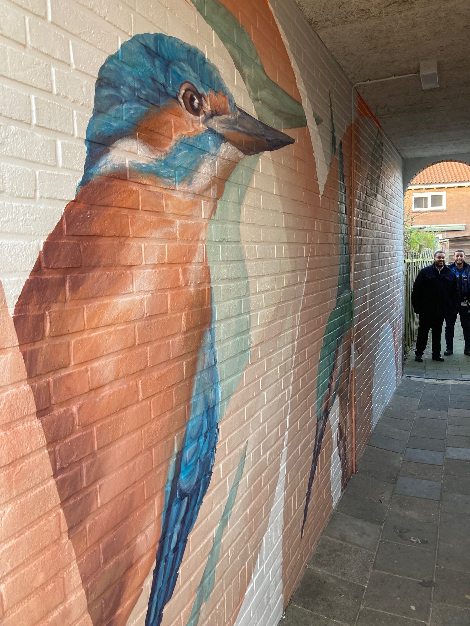 Kunstwerk onthult Poortje Goudenregenstraat