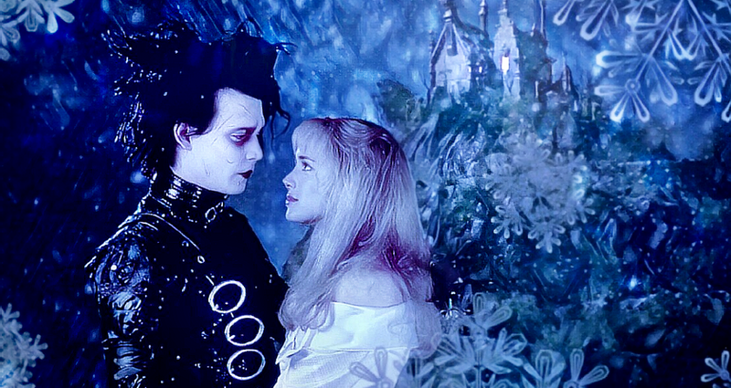 Edward mani di forbice. Dark and love by Tim Burton.