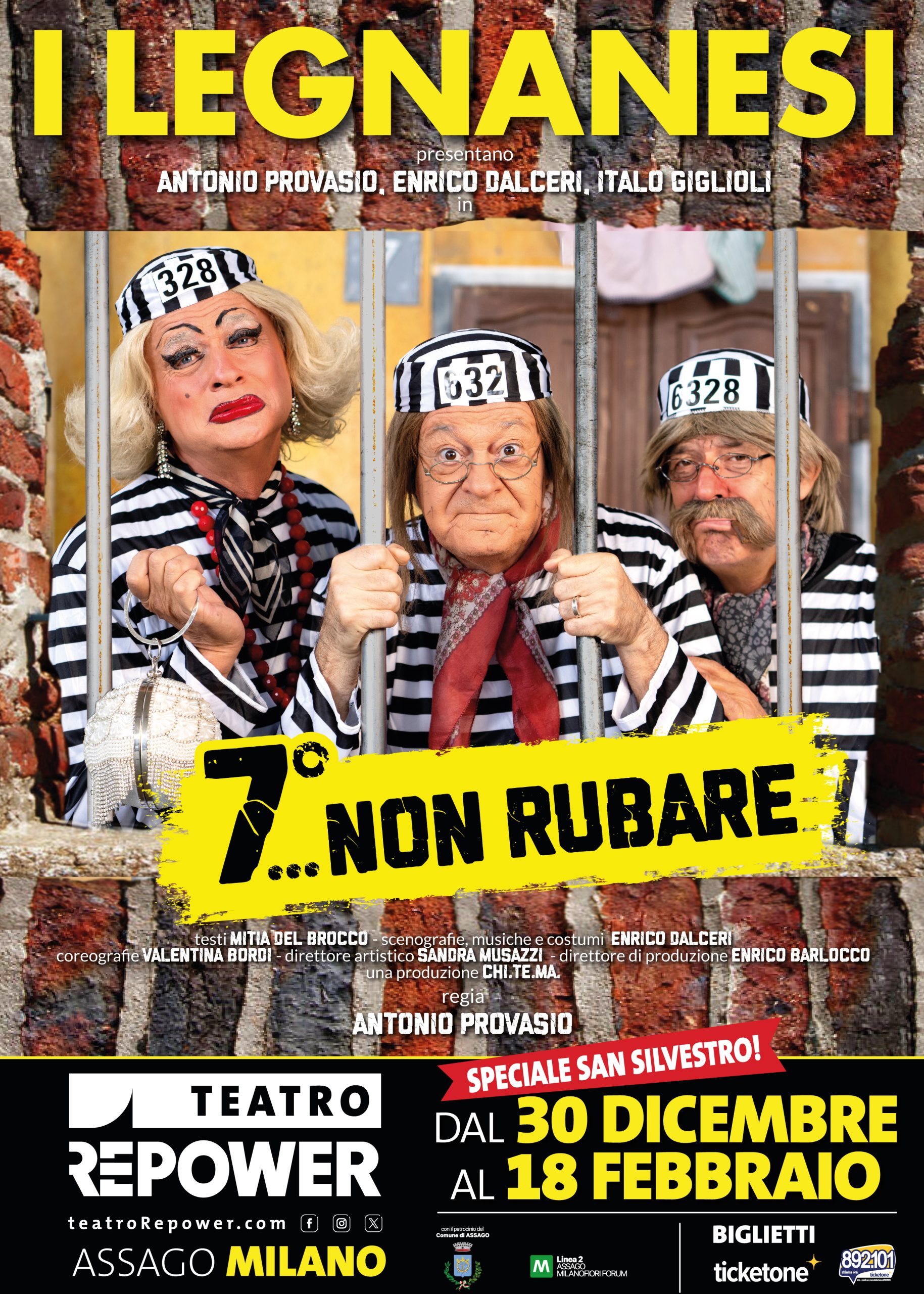 Legnanesi in scena con “7°… non rubare”