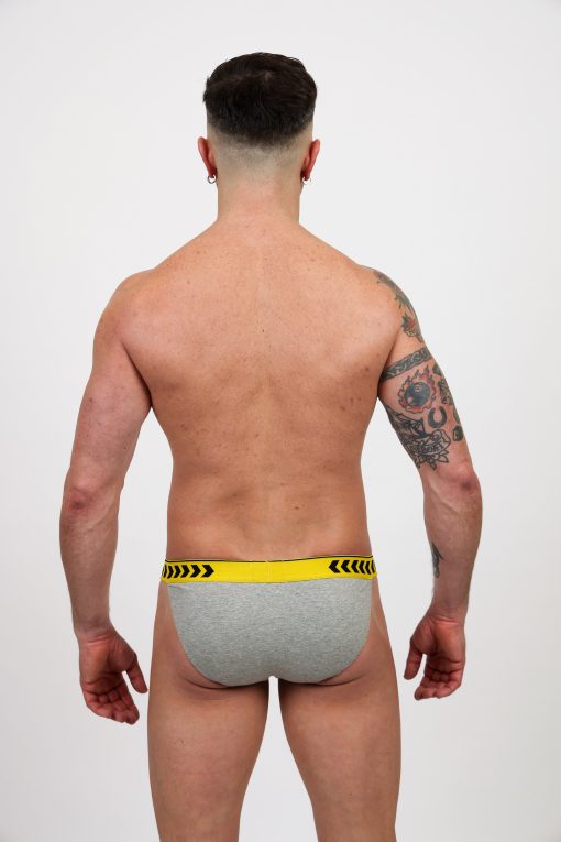 workout underwear hazard brief marl grey