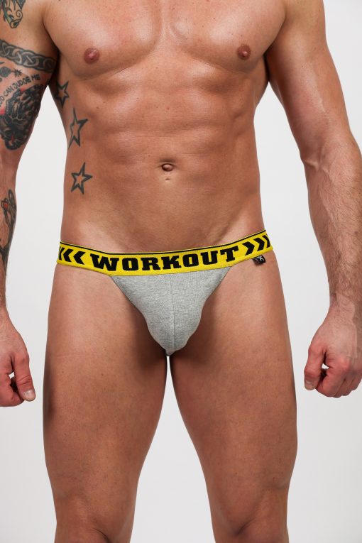 workout underwear hazard brief marl grey