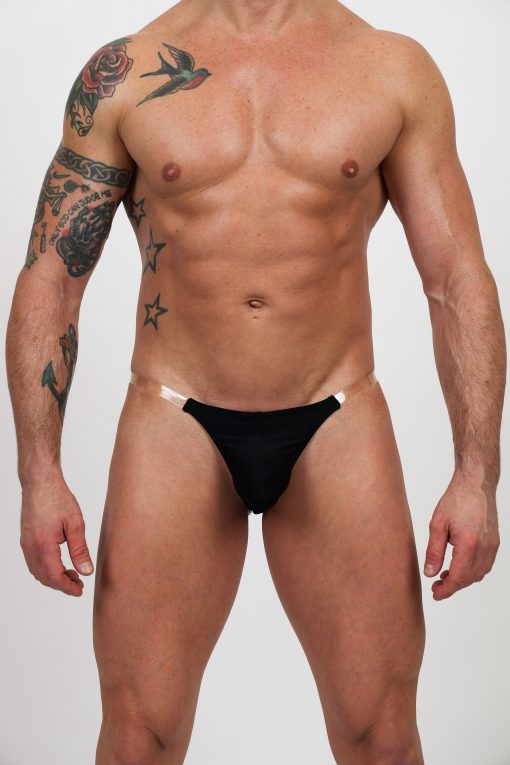 workout underwear zero thong black