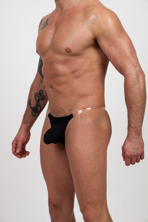 workout underwear zero thong black