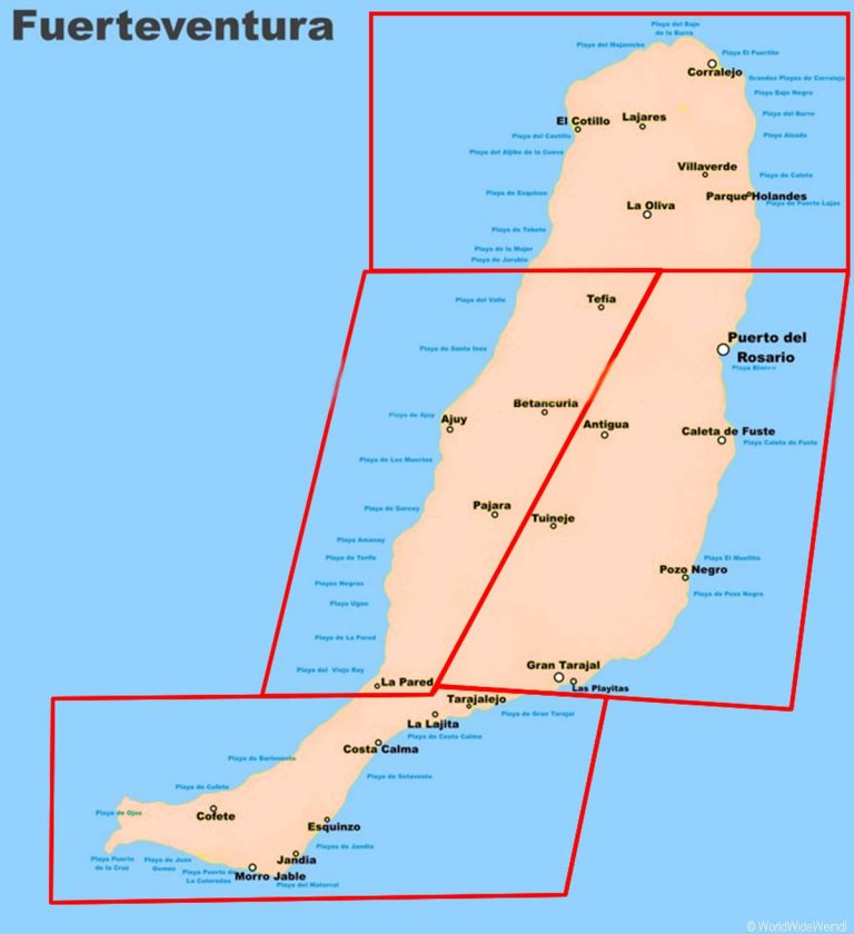 Fuerteventura- Karte