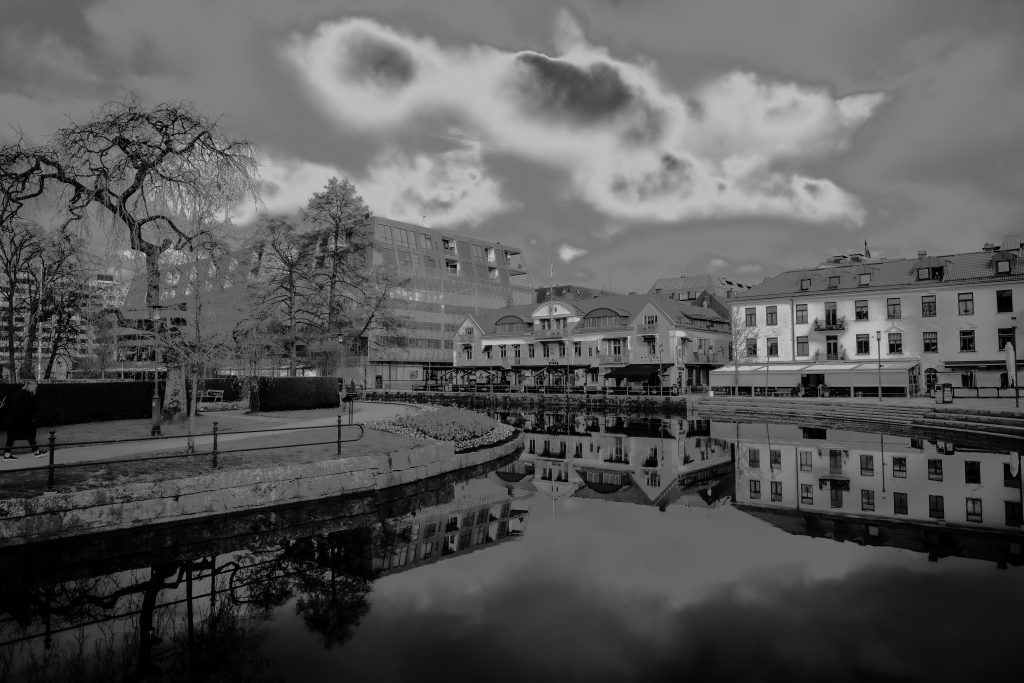 Vackert fotografi på Borås stad