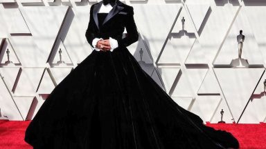 Billy Porter Wears Gown At The Oscars