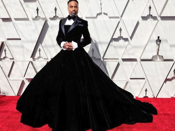 Billy Porter Wears Gown At The Oscars