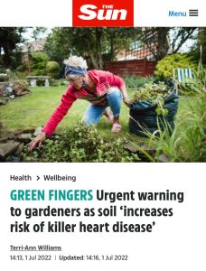 gardening causes heart attack