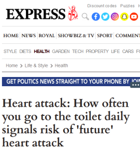 daily toilet heart attack