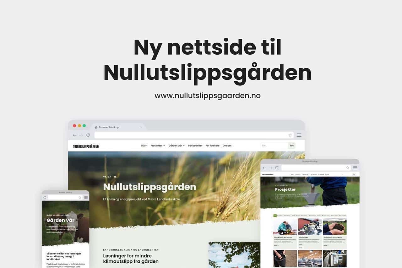 nullutslippsgarden Verdal Kommune Nettside