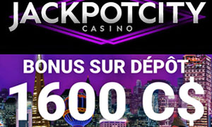 Truc des bonus gratuit chez Jackpot City Casino