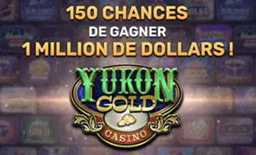 Bonus de tours chez Yukon Gold Casino