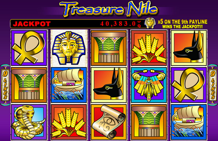 Machine à sous progressive Treasure Nile