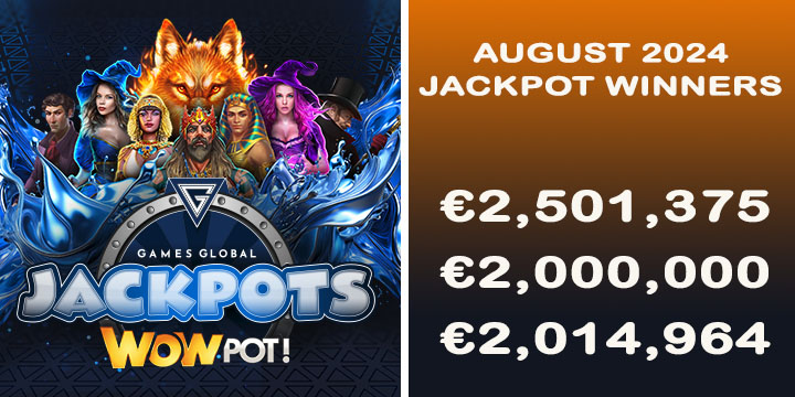 3 WowPot Jackpots Won in August 2024