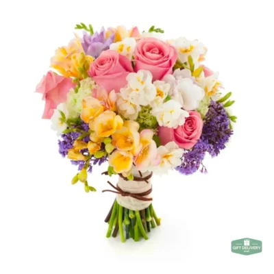 Send Colorful Mixed Flower Bouquet Delivery GDS