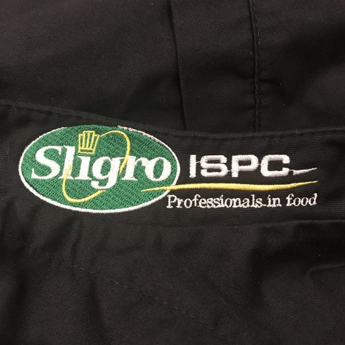 Sligro ISPC borduren op kleding