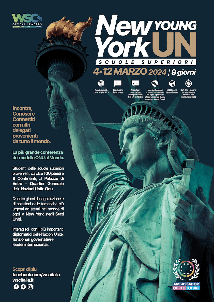 Locandina programma New York young un