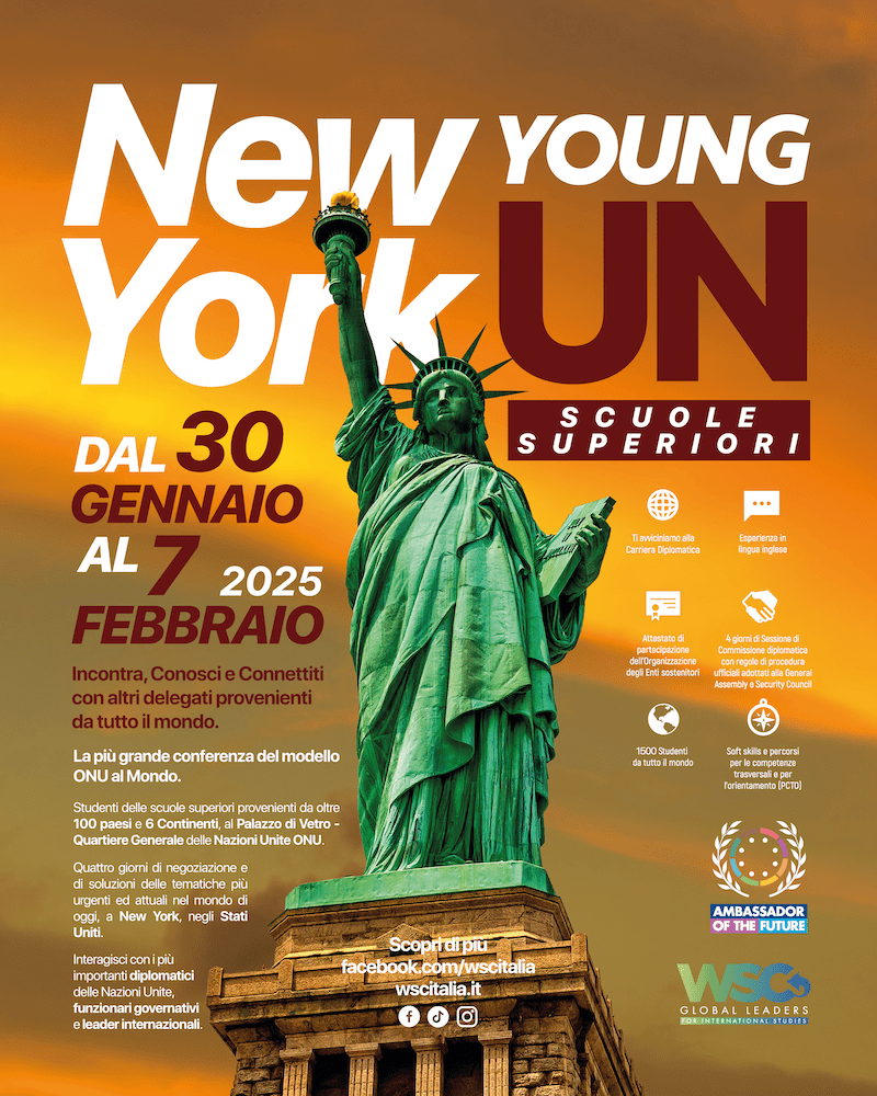cover conferenza New York Young UN 2025 conference c