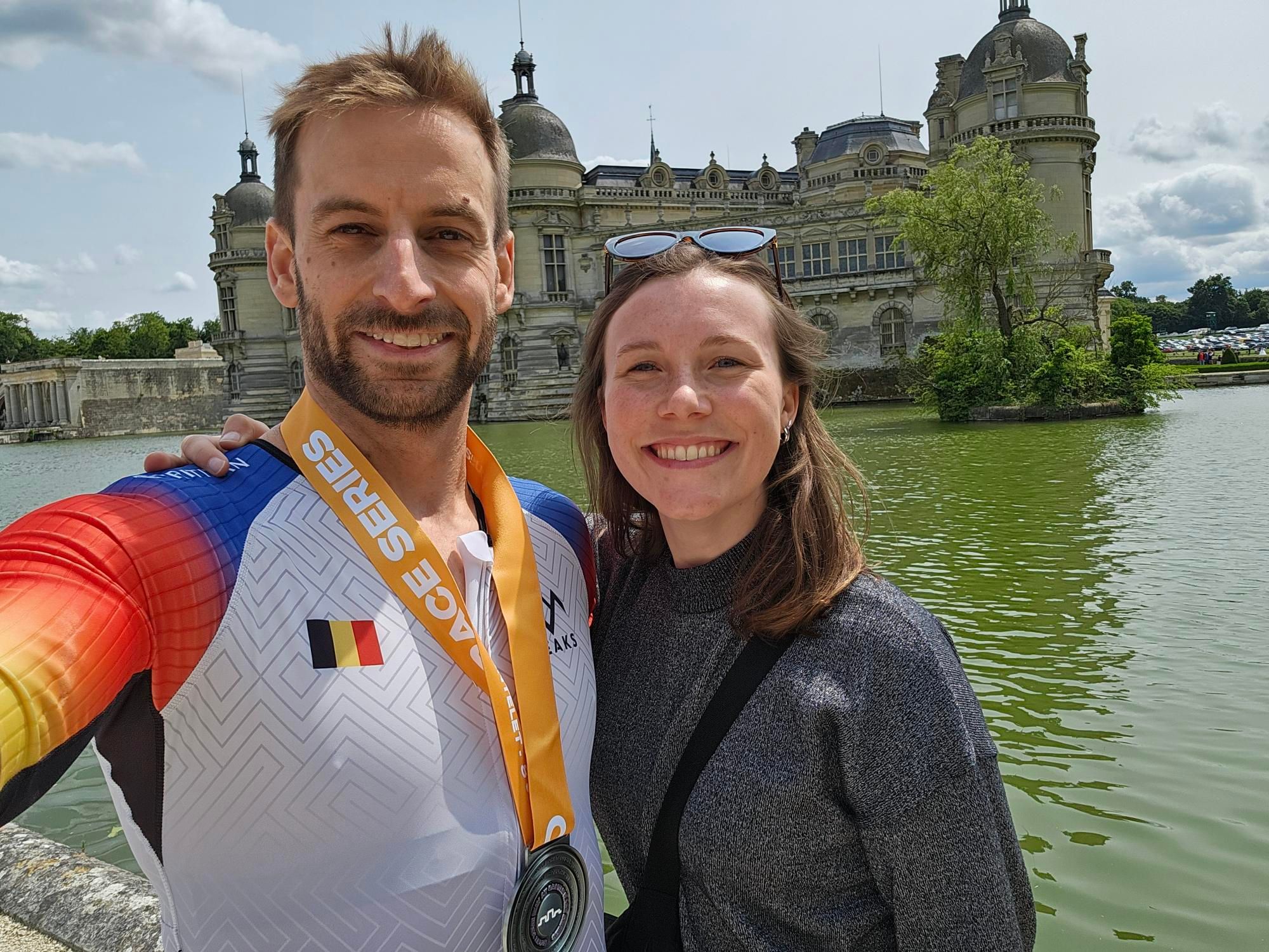 Xavier halve triatlon Chantilly