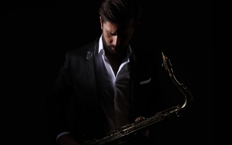 Saxophonist-Portrait