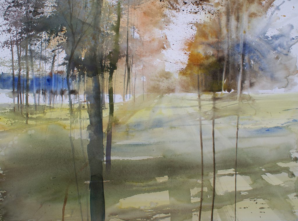 Herfst. Automne. Arches 635g. - Ft.76x56cm