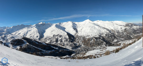 valloire panorama maurienne french alps