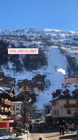 piste de valloire village station