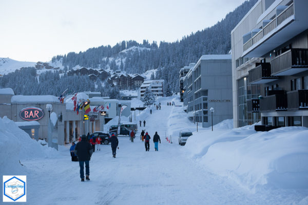 Alpes francaises, haute savoie, ski, sport d'hiver dans le Grand Massif