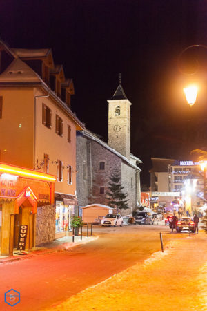 station resort village valloire maurienne savoie france