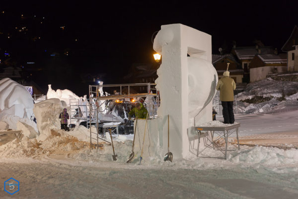 competition internationale sculpture neige valloire