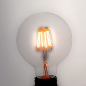 LED filamentlampa 8W 4-pack