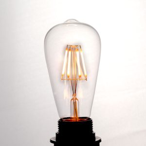 FILAMENT LAMPA ST64 6W 4-pack