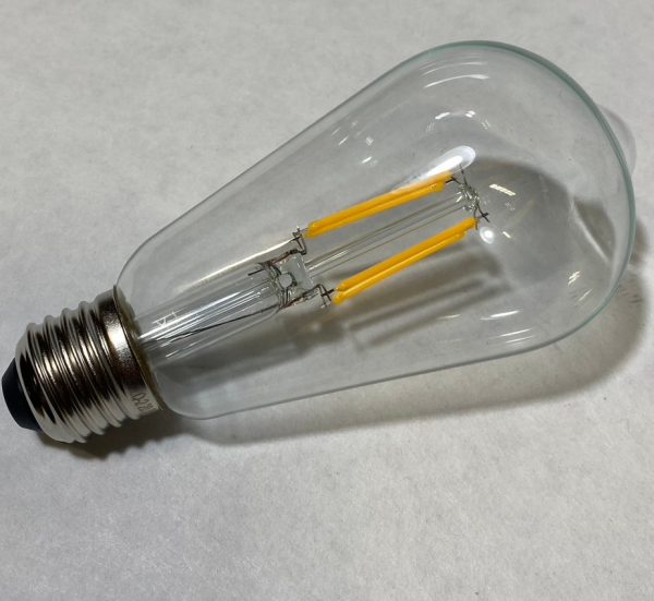Päronformad LED lampa-4W-E27-220V-2700K x10
