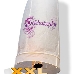 gefeliciteerd xl wensballon